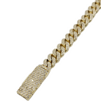 10K Gold- Iced Out Diamond Miami Cuban Chains (7mm) Fantastic NYC