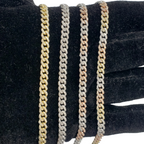 10K Gold- Iced Out Diamond Miami Cuban Bracelets(5mm) Fantastic NYC