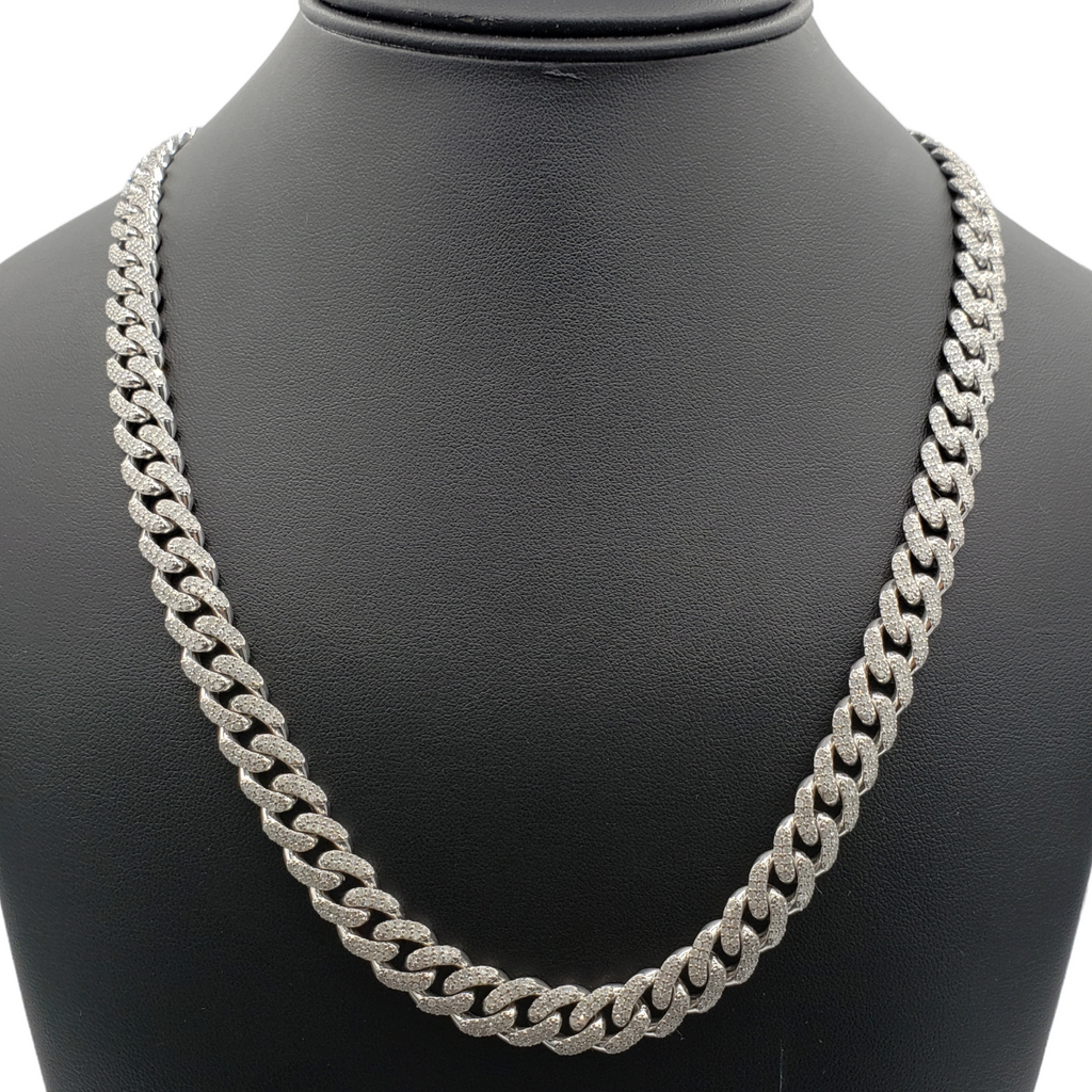 10K Gold- Iced Out Diamond Miami Cuban Chains (10mm) Fantastic NYC