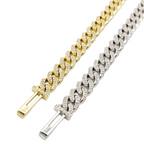 10K Gold- Iced Out Diamond Miami Cuban Chains (8mm) Fantastic NYC