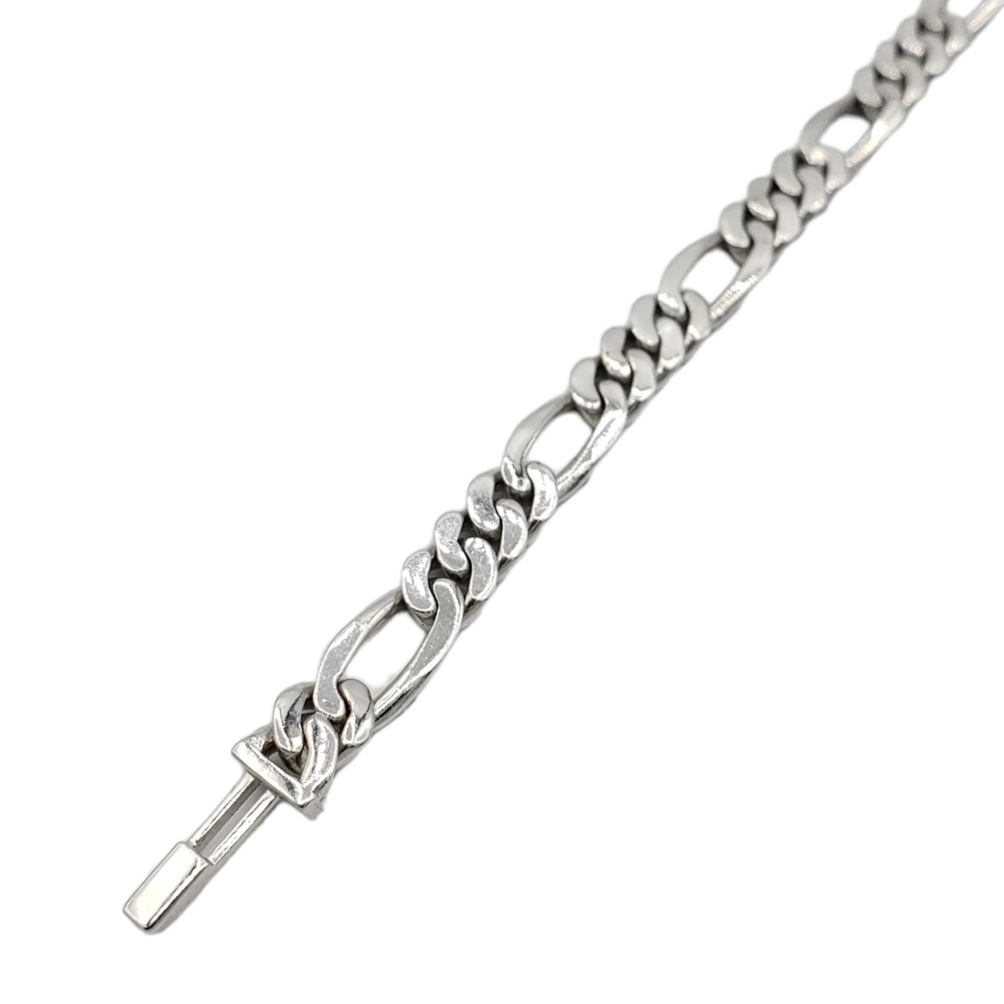 10K Gold- Iced Out Diamond Figaro Bracelets Fantastic NYC