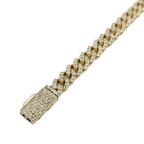 10K Gold- Iced Out Diamond Miami Cuban Bracelets(5mm) Fantastic NYC