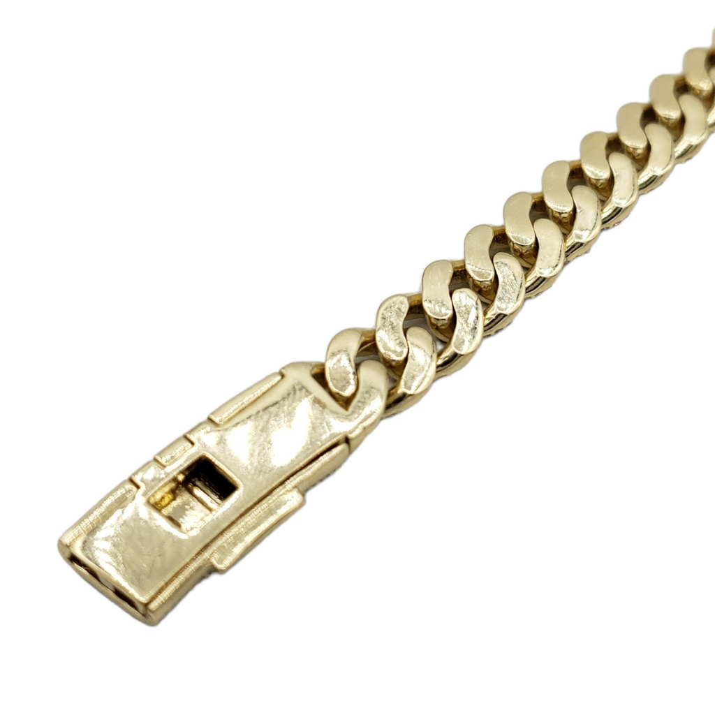 10K Gold- Iced Out Diamond Miami Cuban Chains (10mm) Fantastic NYC