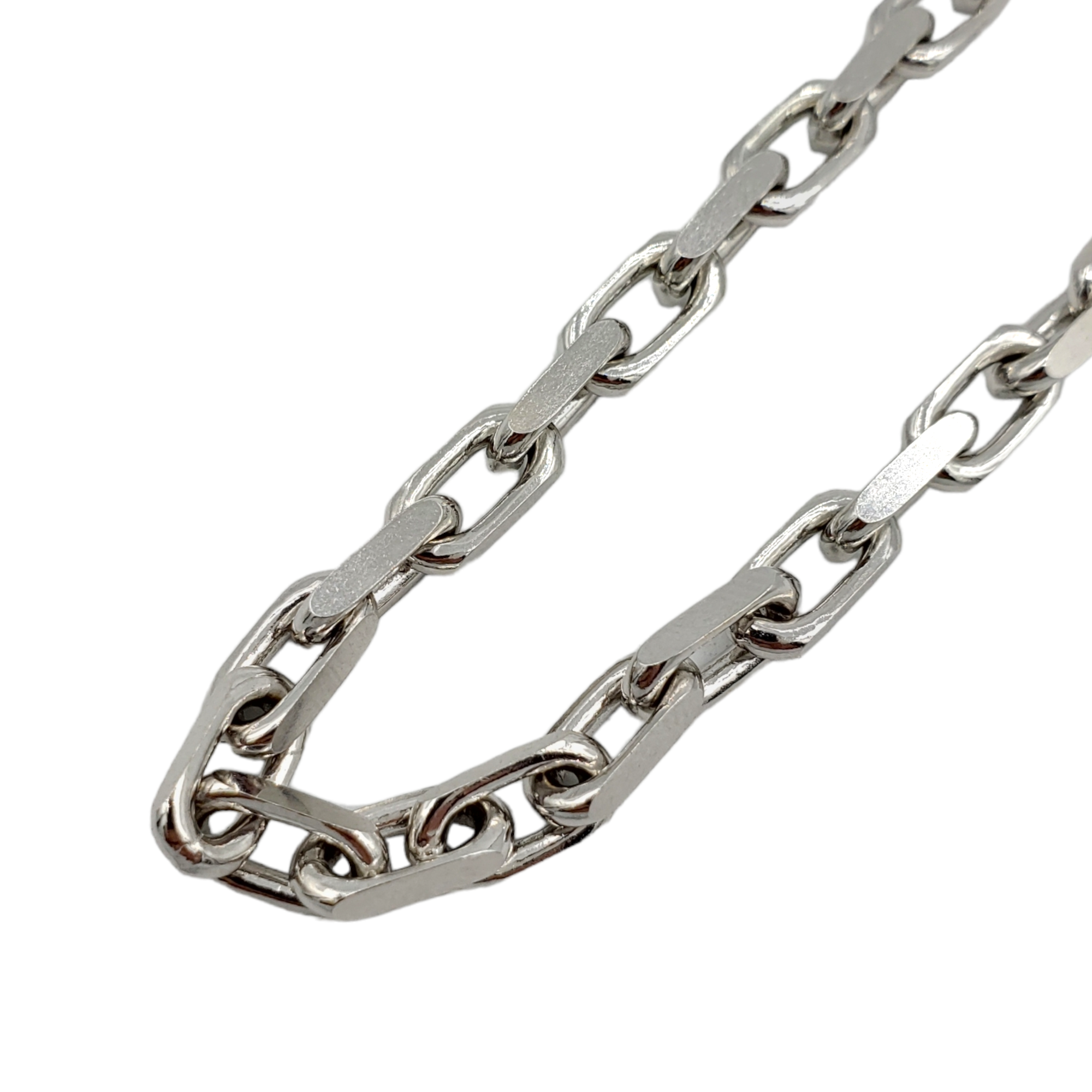 14K White Gold- Hermes Link Bracelet Fantastic NYC
