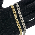 10K Gold- Iced Out Diamond Miami Cuban Chains (8mm) Fantastic NYC