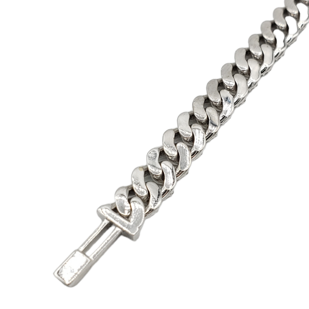 10K Gold- Iced Out Diamond Miami Cuban Bracelets (8mm) Fantastic NYC