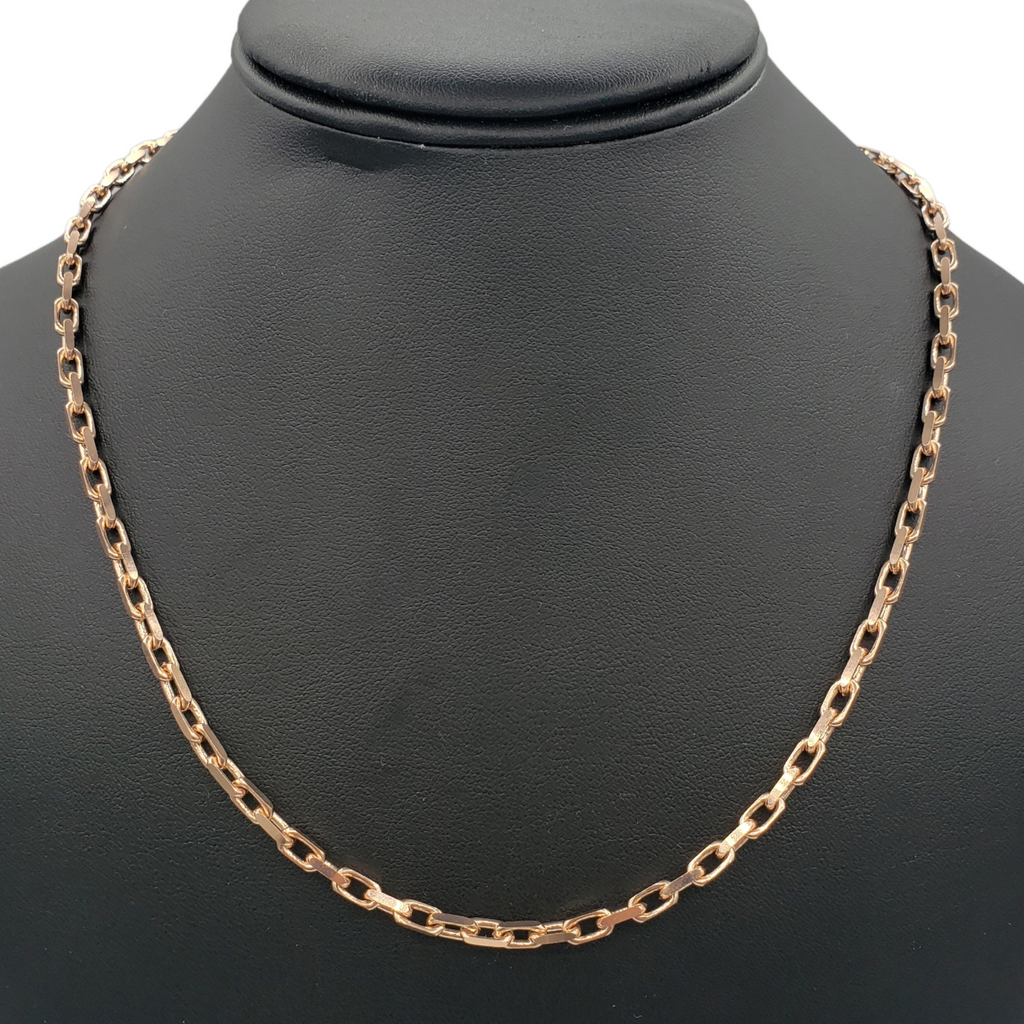 14K Gold- Solid Hermes Link Chain (Rose Gold) Fantastic NYC