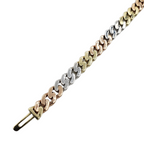 10K Gold- Iced Out Diamond Miami Cuban Bracelets(5mm) Fantastic NYC