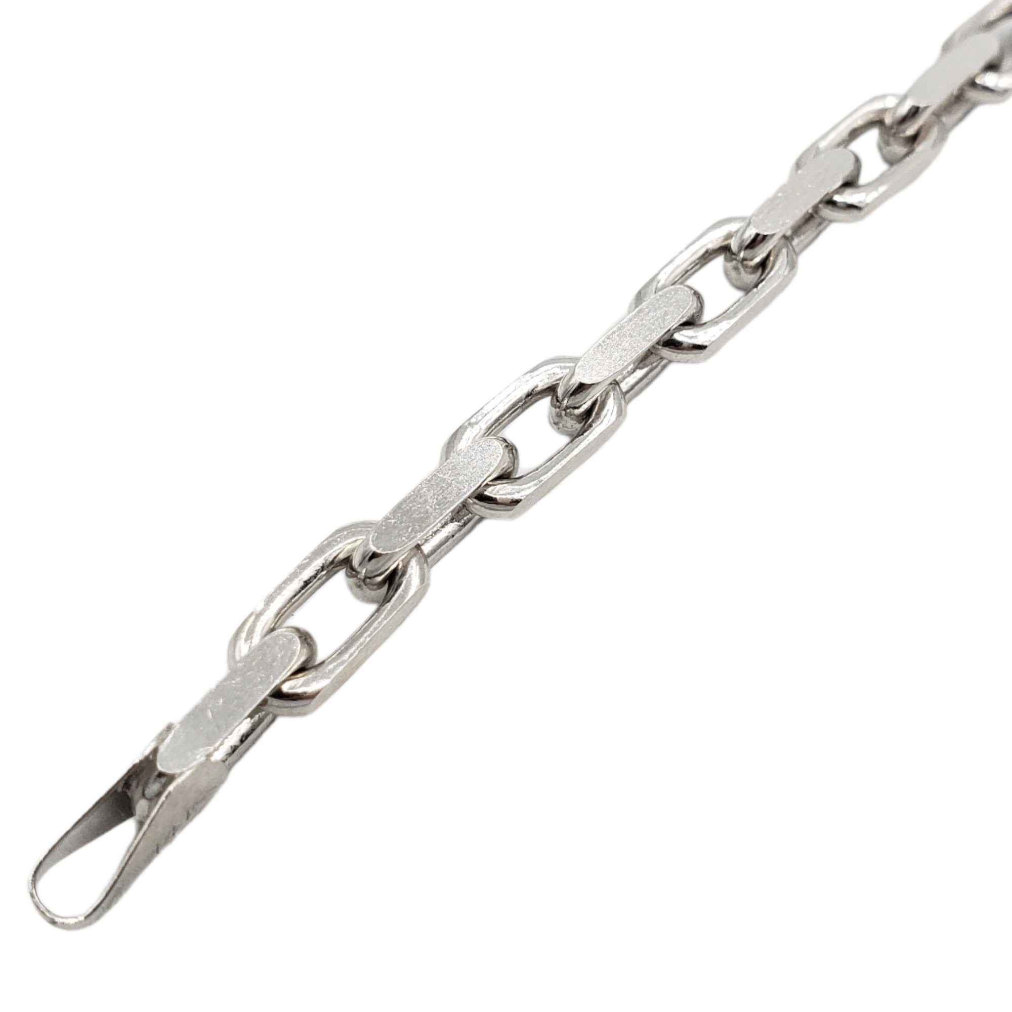 14K White Gold- Hermes Link Bracelet Fantastic NYC