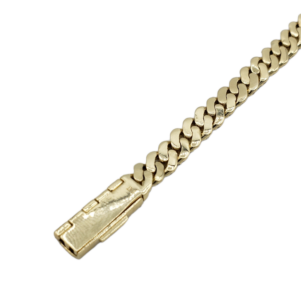 10K Gold- Iced Out Diamond Miami Cuban Chains (7mm) Fantastic NYC