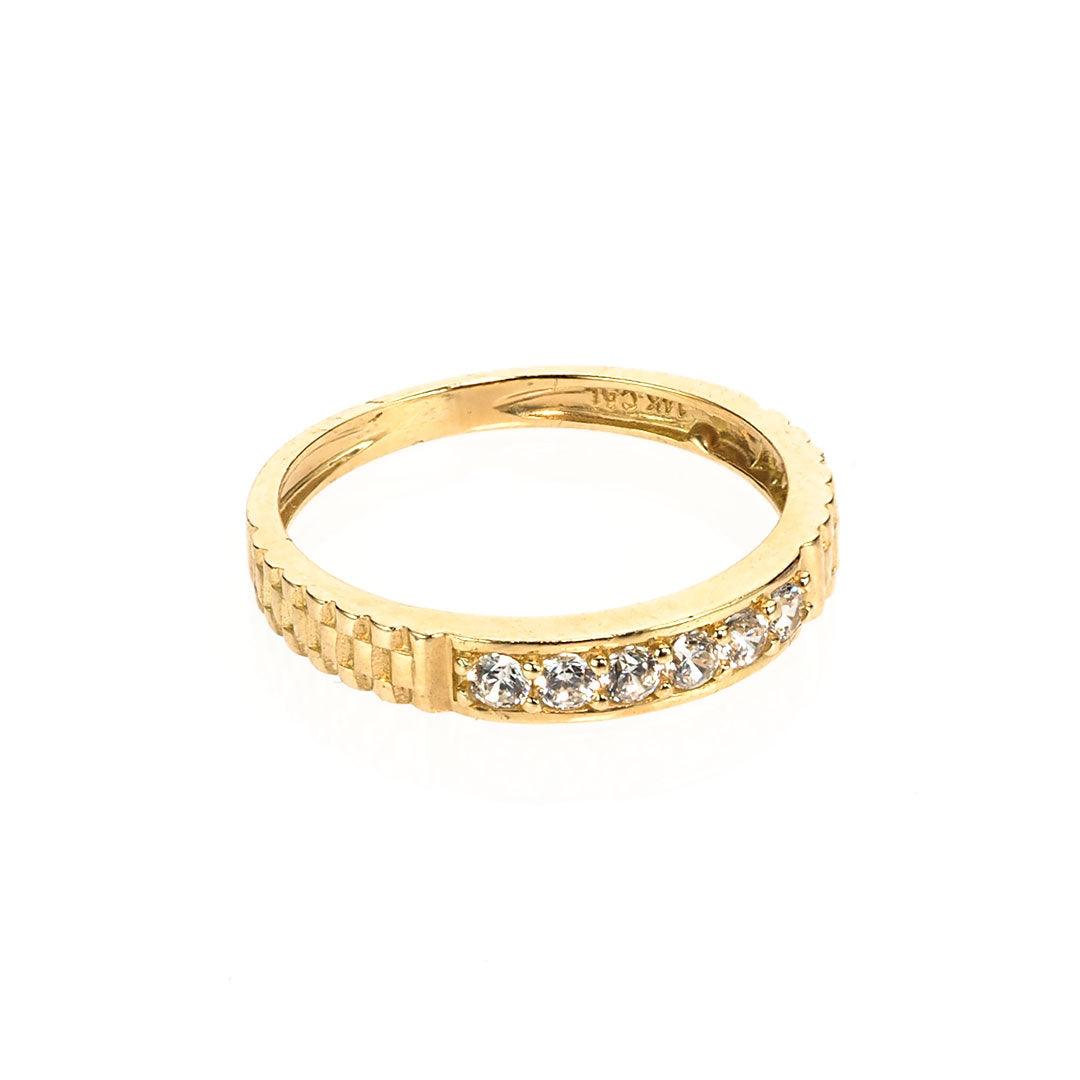 Wedding Rings Sets His and Hers Engagement Ring | 14K Gold With Cz - Fantastic Jewelry NYC