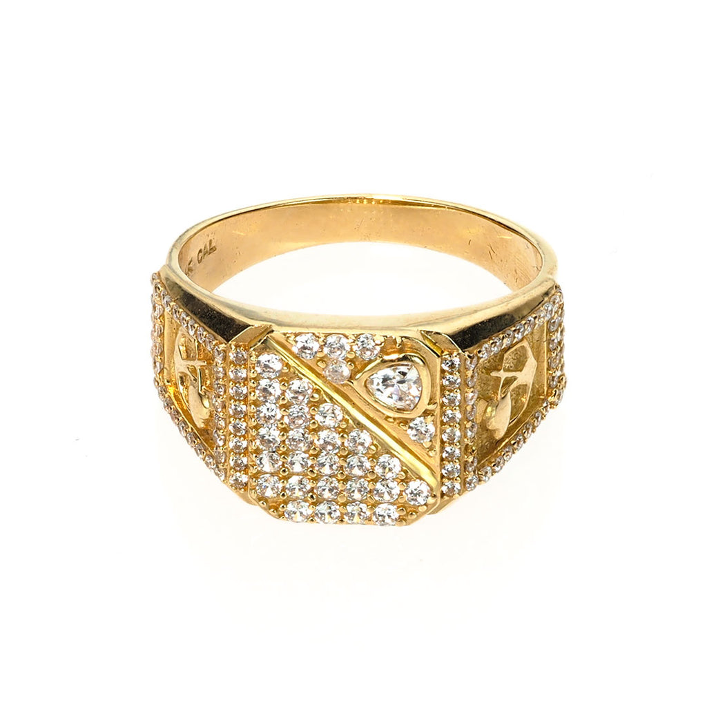 Men's Square Signet Pinky Ring