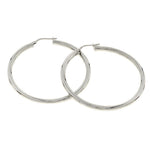 Round Hoop Earrings | Kids Ladies Child | 14K Gold