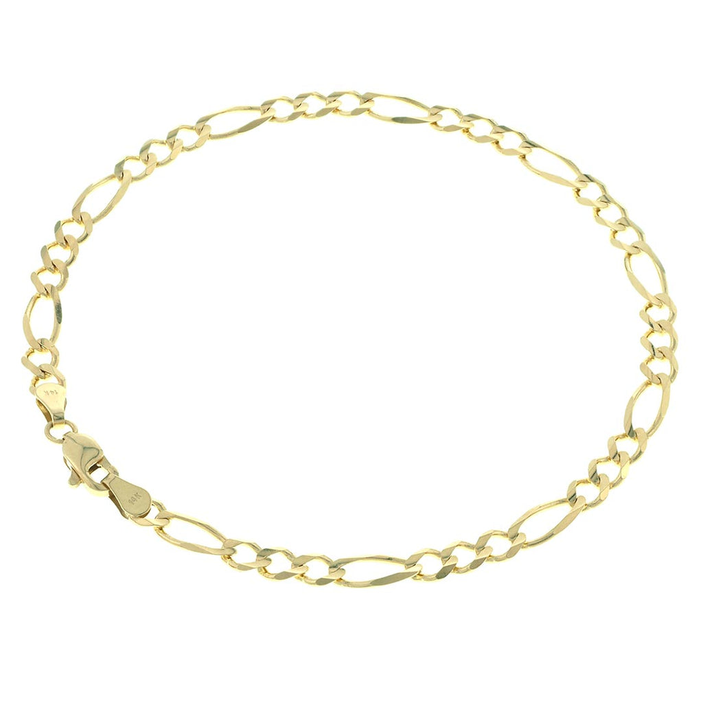 14K Gold Figaro Bracelet