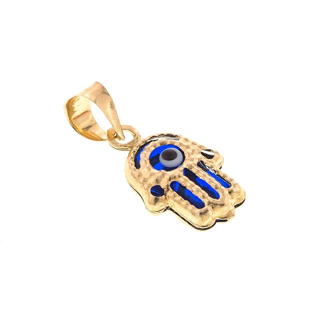 Mini Hamsa Pendant | 14K Gold - Fantastic Jewelry NYC
