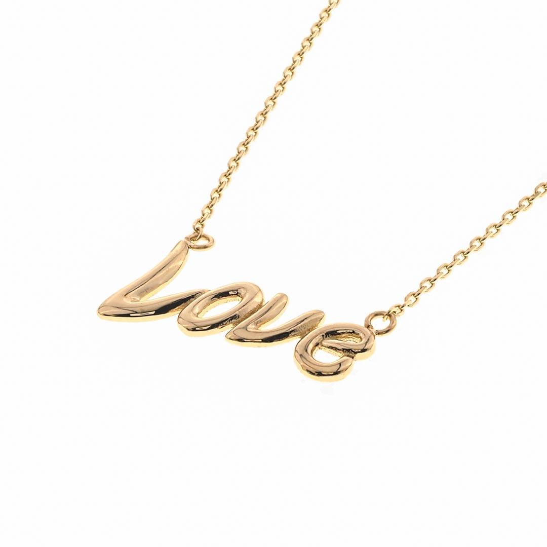 Solid Real Yellow Gold Love Necklace   | 14K Gold - Fantastic Jewelry NYC