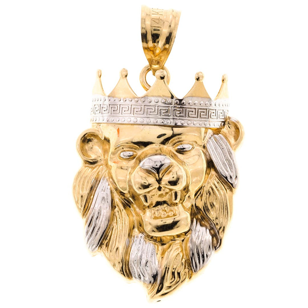 Lion Head Crown Pendant