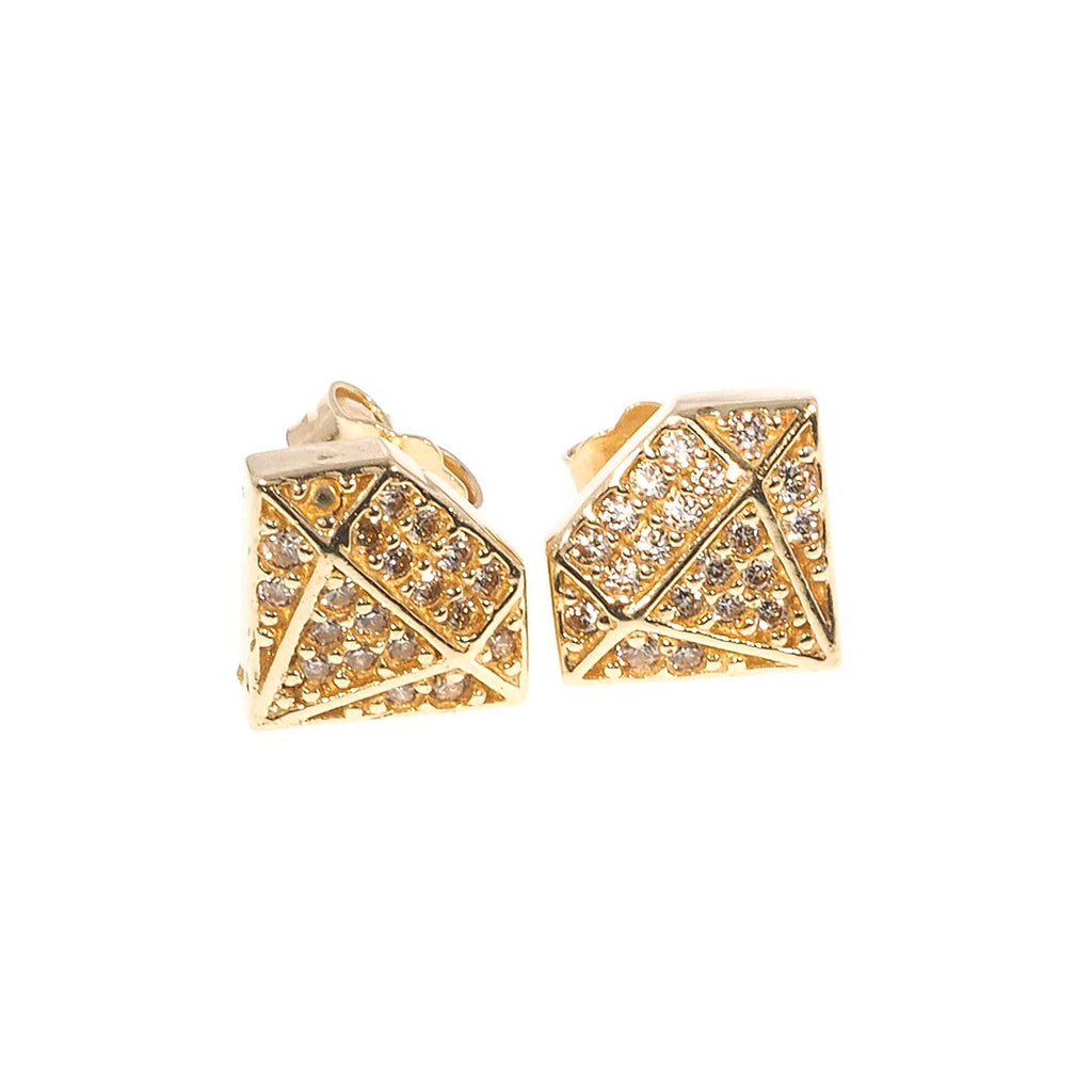 Stud Earrings in 14K Gold