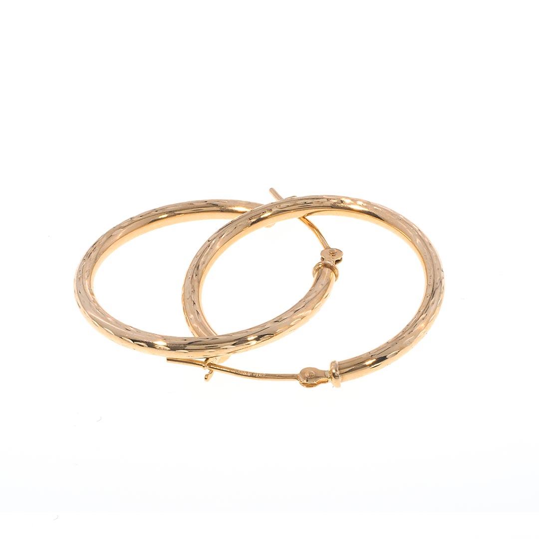 Cut Hoop Earrings