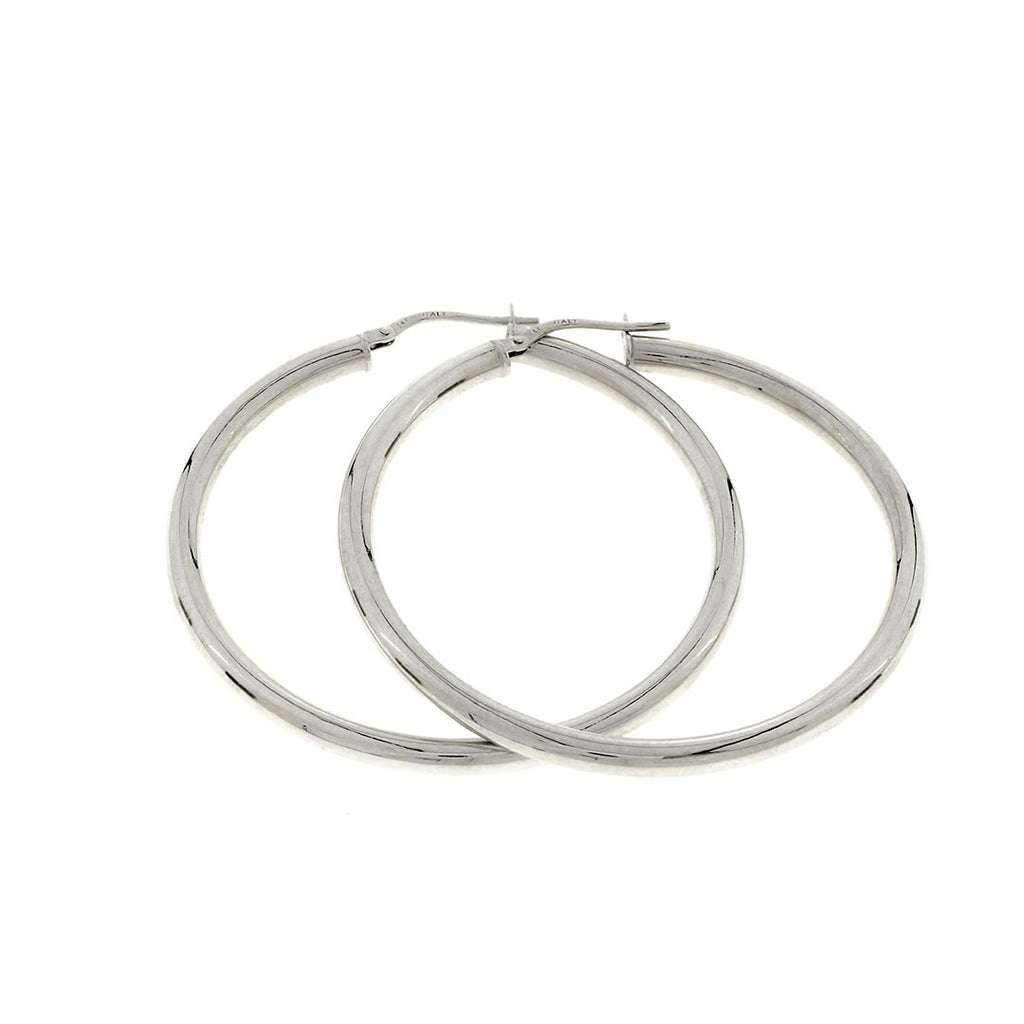 Round Hoop Earrings | Kids Ladies Child | 14K Gold - Fantastic Jewelry NYC