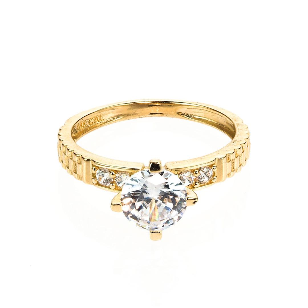 Wedding Rings Sets His and Hers Engagement Ring | 14K Gold With Cz - Fantastic Jewelry NYC