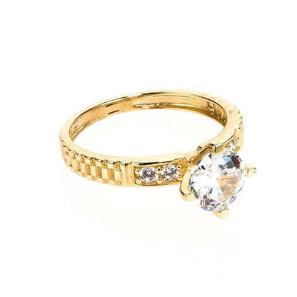 Wedding Rings Sets His and Hers Engagement Ring | 14K Gold With Cz - Fantastic Jewelry NYC