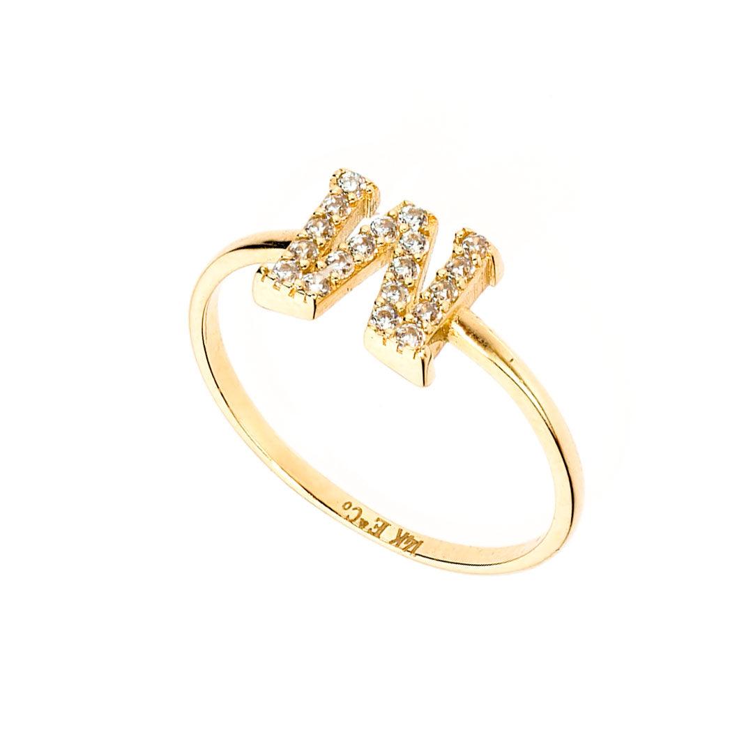 Ring in 14K Gold with CZ