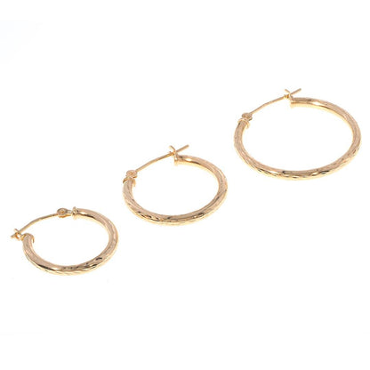 Cut Hoop Earrings