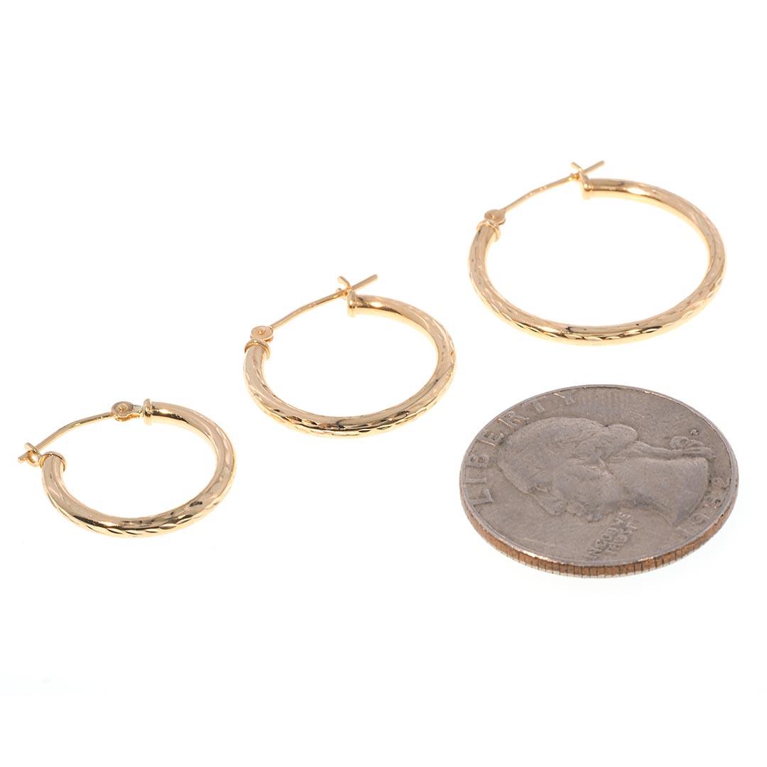 Cut Hoop Earrings