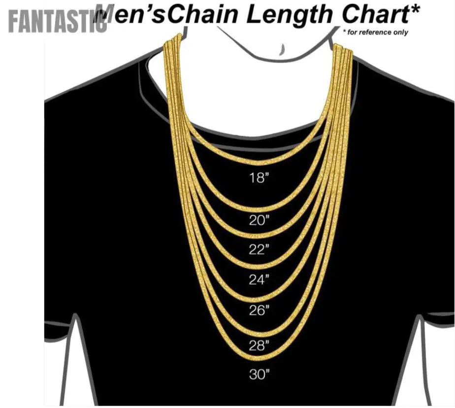 10K Gold Semi-Solid Miami Cuban Link Chain