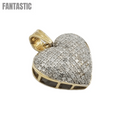 10K Gold Natural Diamond Heart Pendant #21392 – 0.58ct