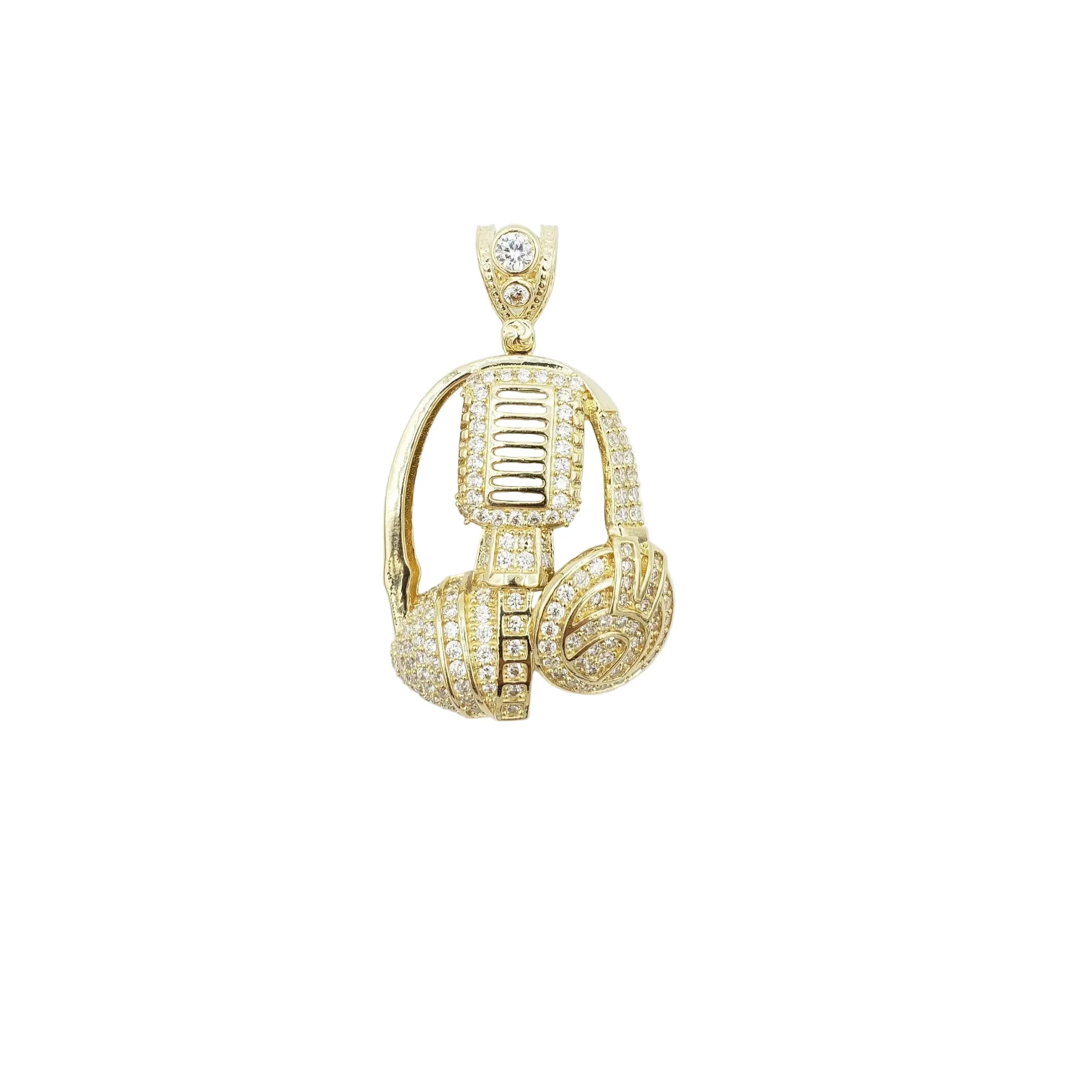 14K Gold- DJ Set Pendant Fantastic Jewelry NYC