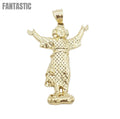 Colgante Divino Niño de Oro de 14K