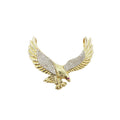 Colgante de oro de 14 quilates - Águila (circonita cúbica parcial)