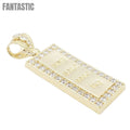 14K Gold- Gold Bar Pendant
