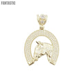 Colgante de Herradura de Oro de 14K