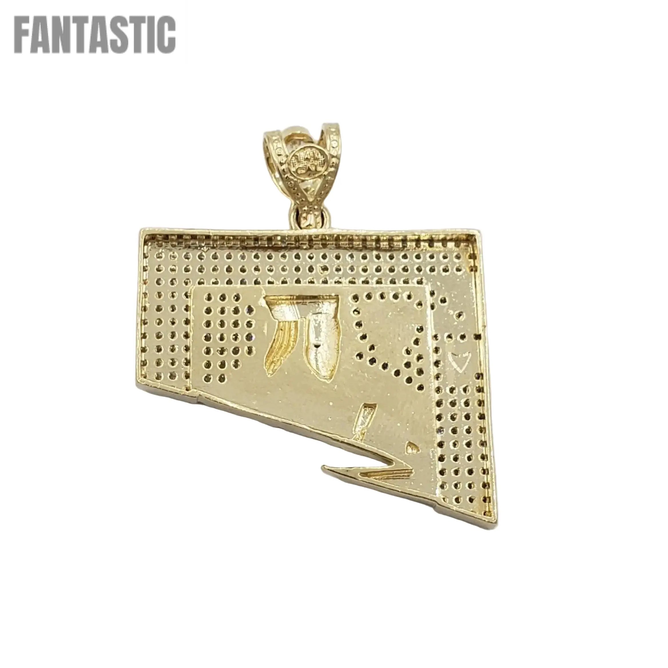 14K Gold- King Card Pendant Fantastic Jewelry NYC