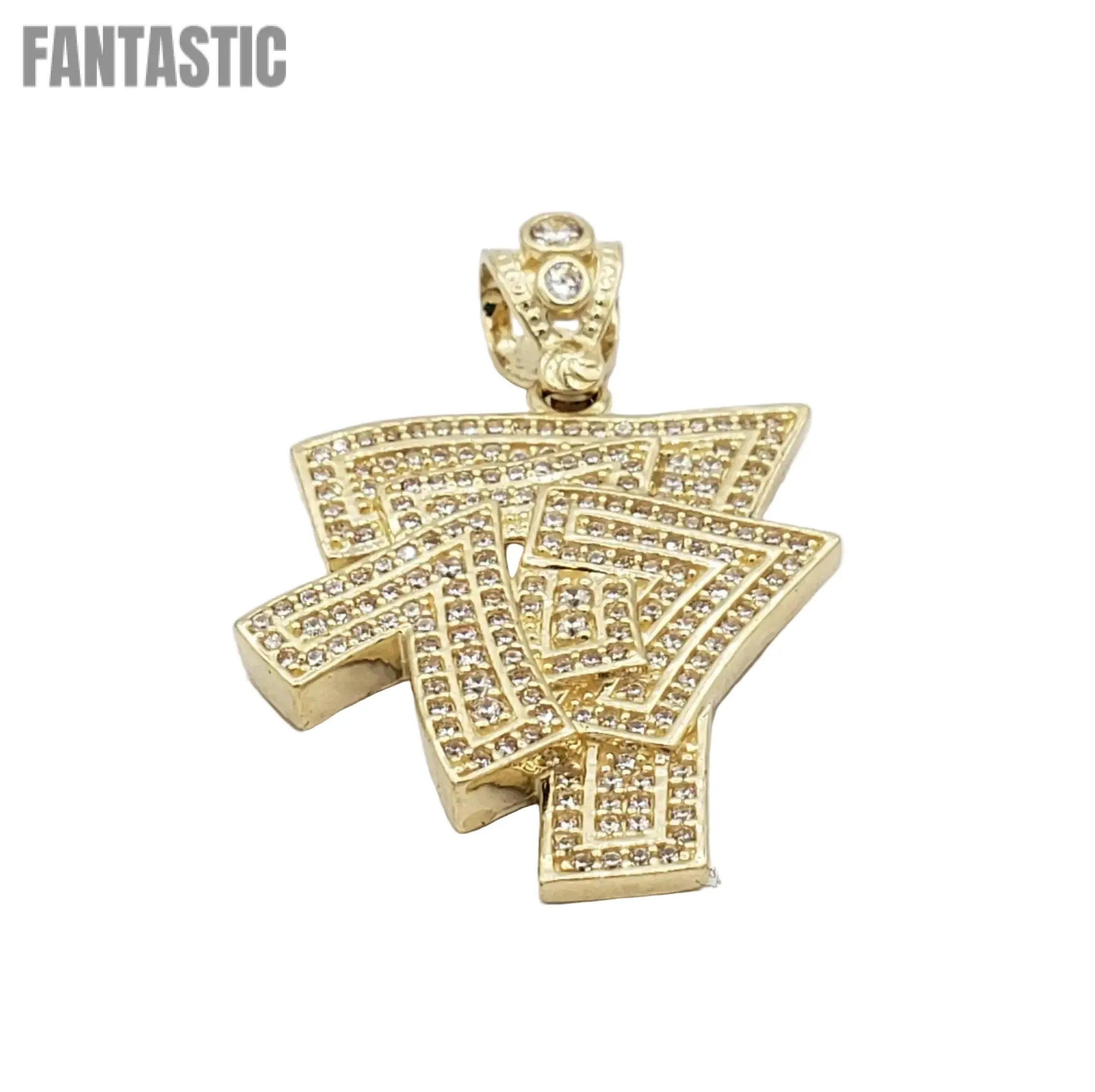 14K Gold- Lucky 7 Pendant Fantastic Jewelry NYC