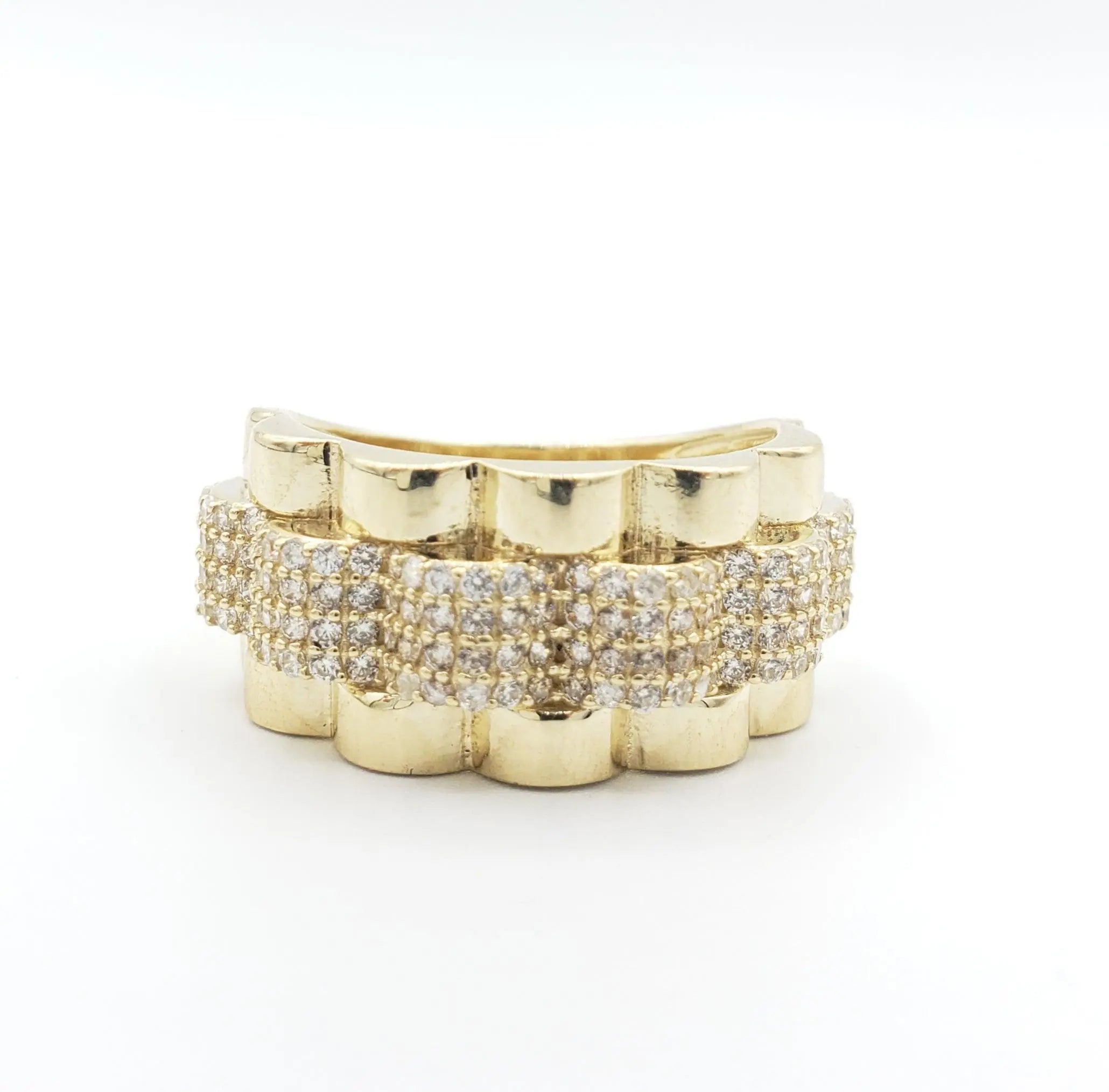 14K Gold- Men's Gold Ring | 10.1 Grams - Fantastic Jewelry NYC LLC