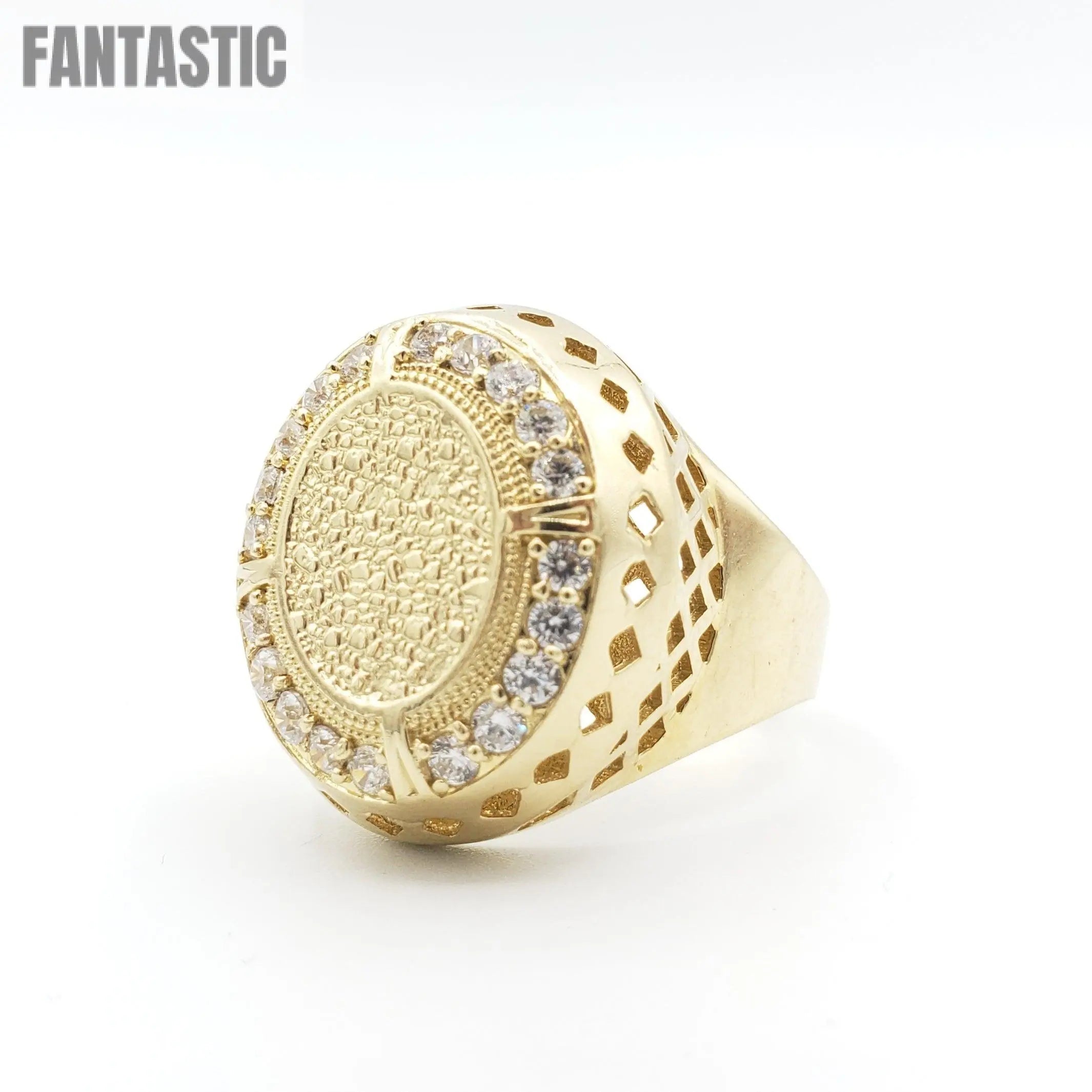14K Gold- Men's Gold Ring | 10.6 Grams - Fantastic Jewelry NYC LLC