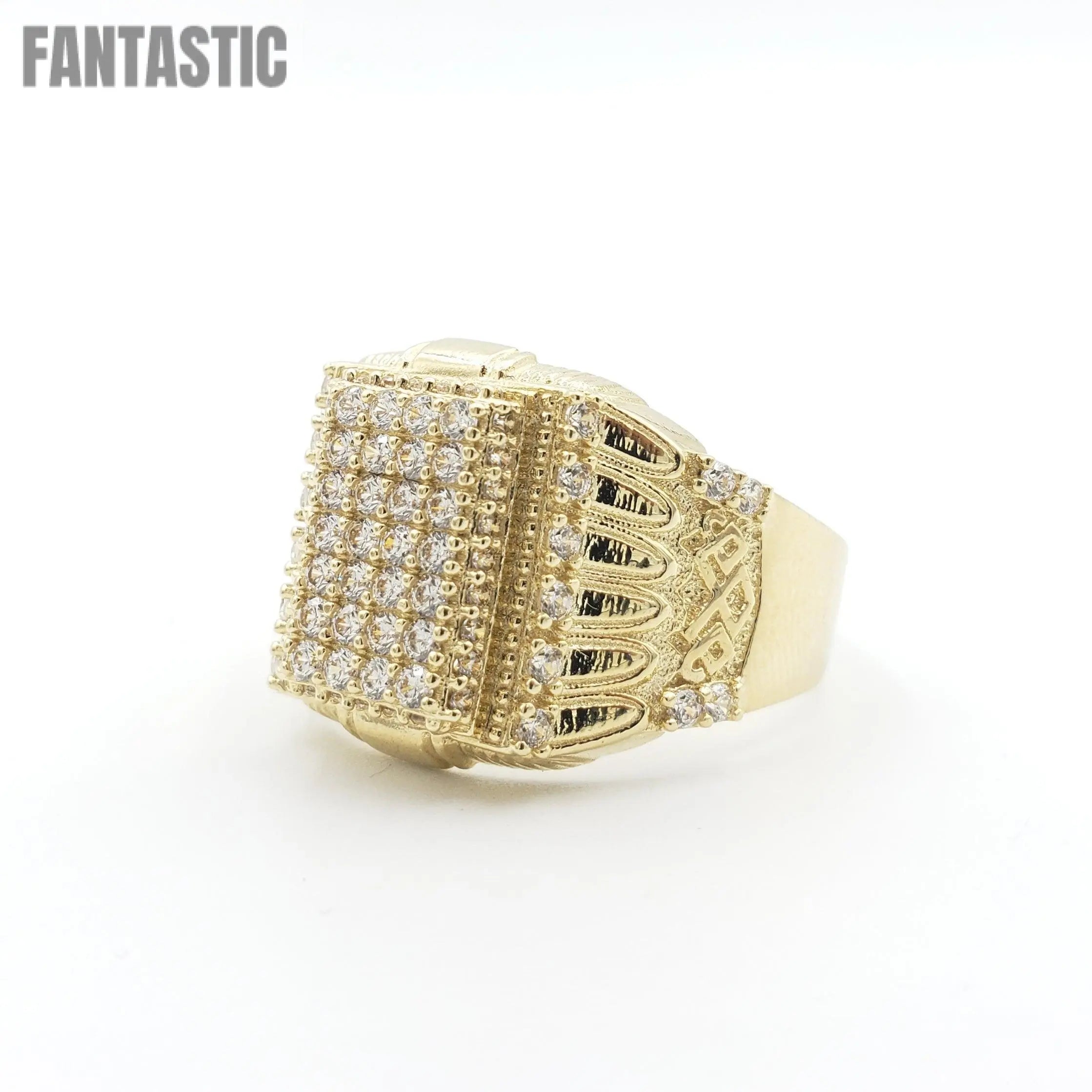 14K Gold- Men's Gold Ring | 7.6 Grams - Fantastic Jewelry NYC LLC