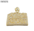 Colgante de Oro de 14K - "100% GANANCIA"