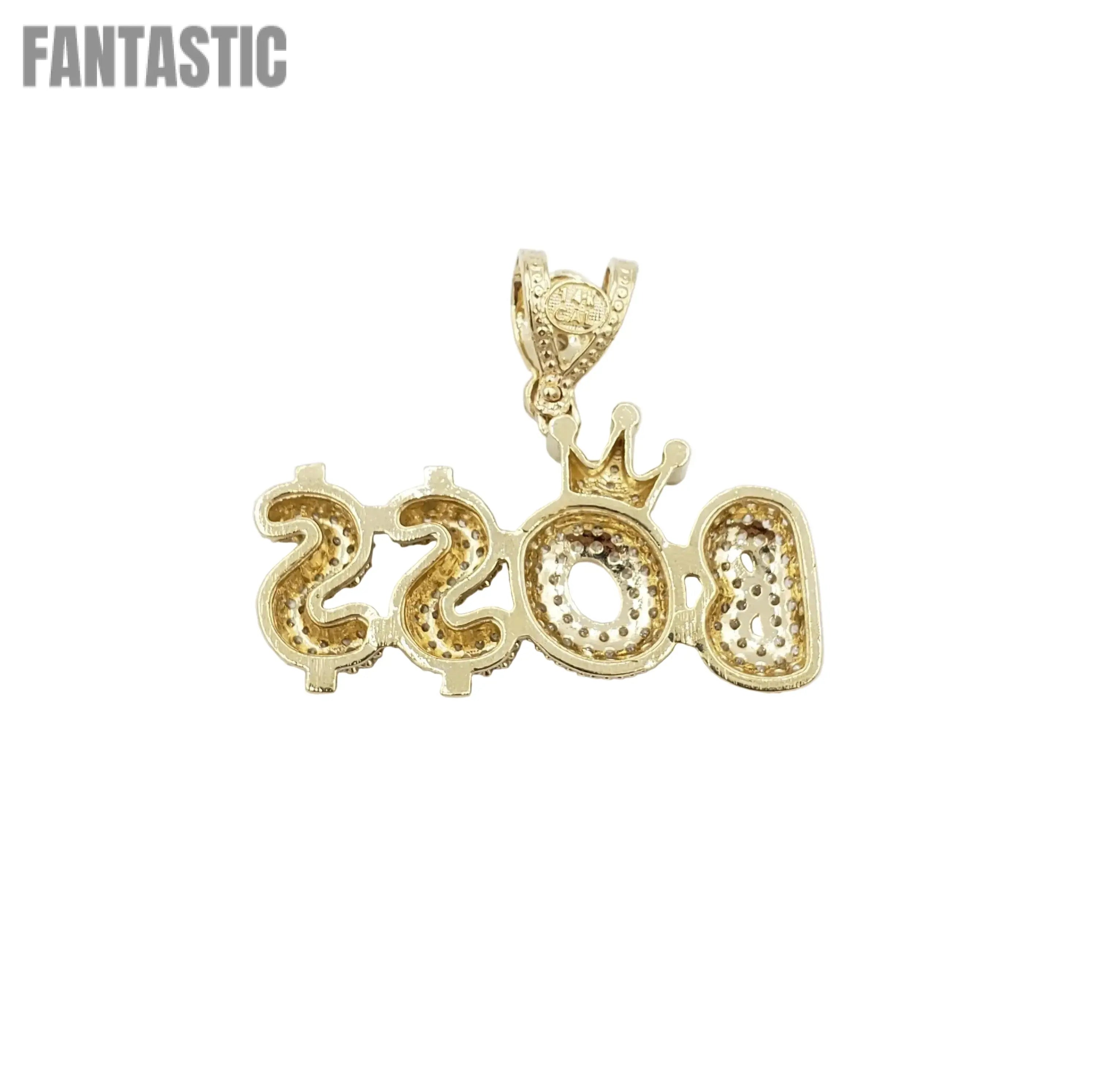 14K Gold- "BOSS" Pendant Fantastic Jewelry NYC