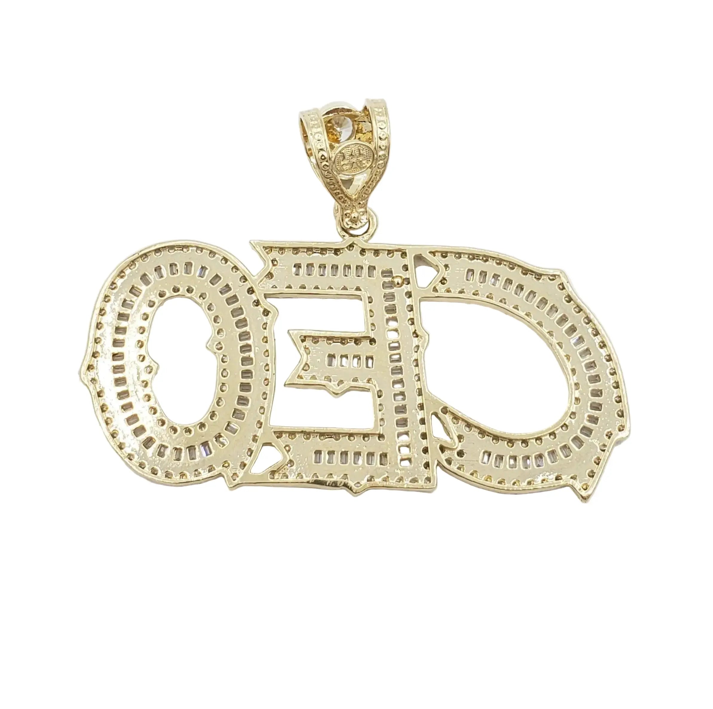 14K Gold- "CEO" Pendant Fantastic Jewelry NYC