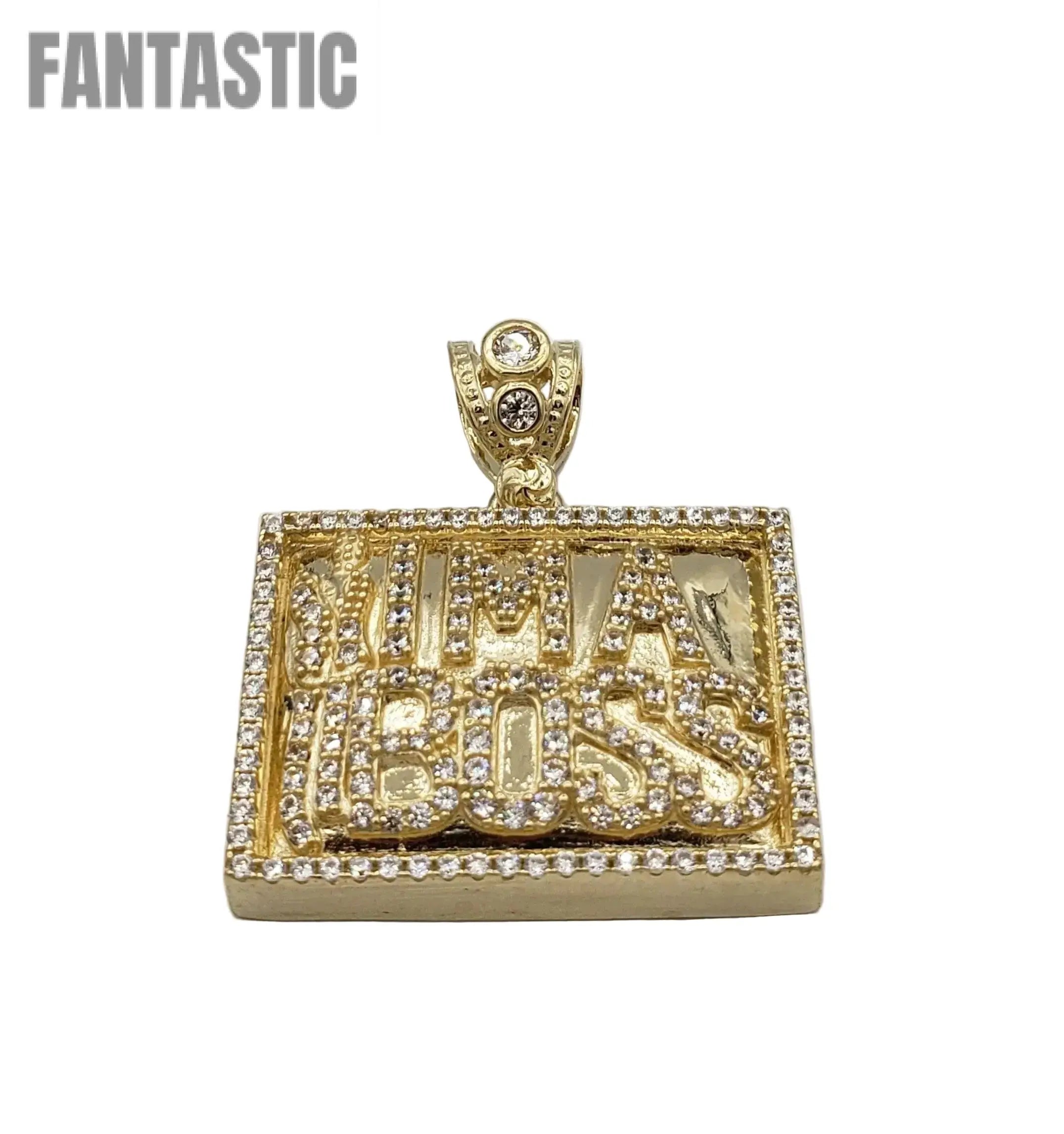 14K Gold- "IMA BOSS" Pendant Fantastic Jewelry NYC