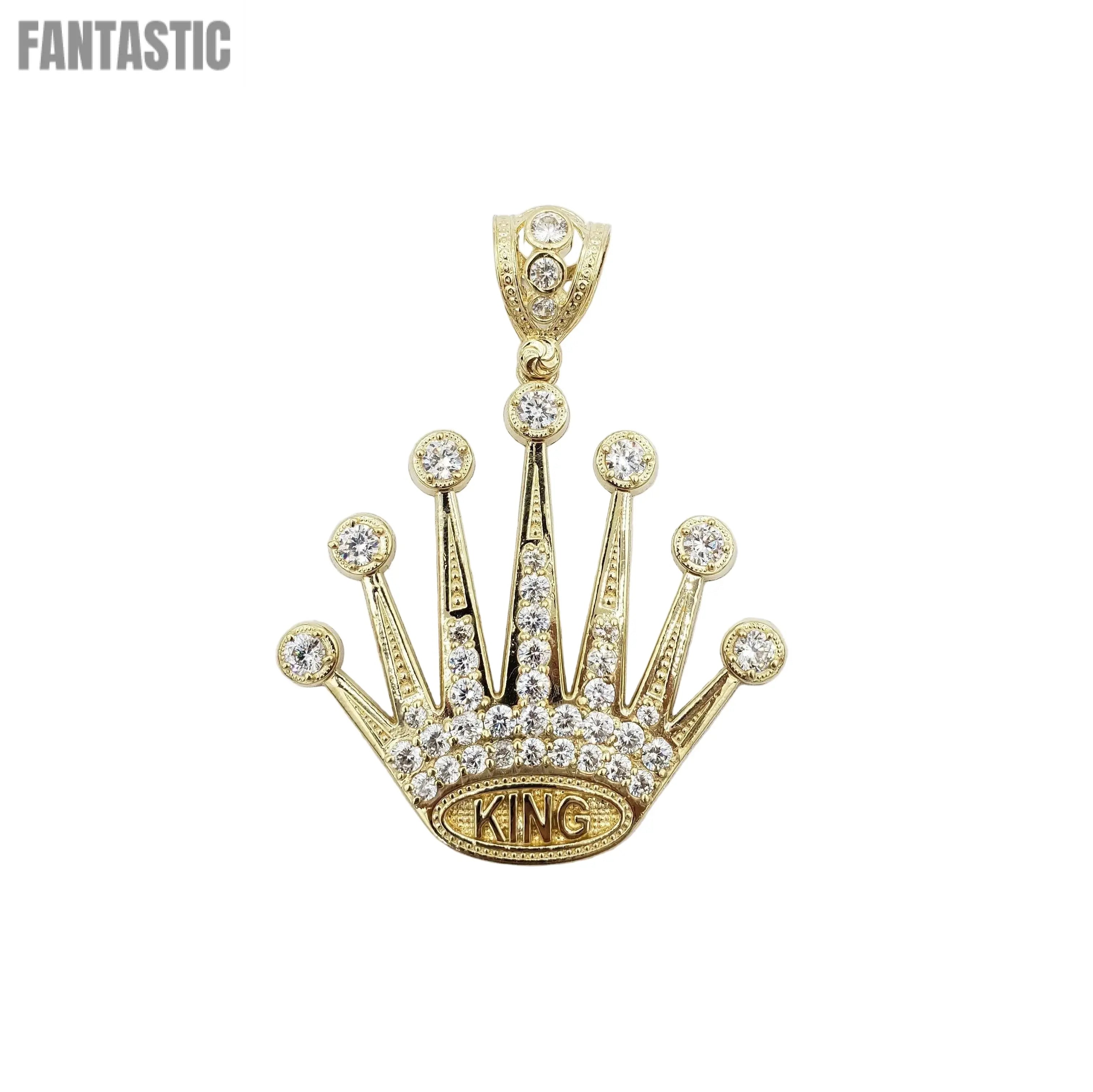 14K Gold- "King" Crown Fantastic Jewelry NYC