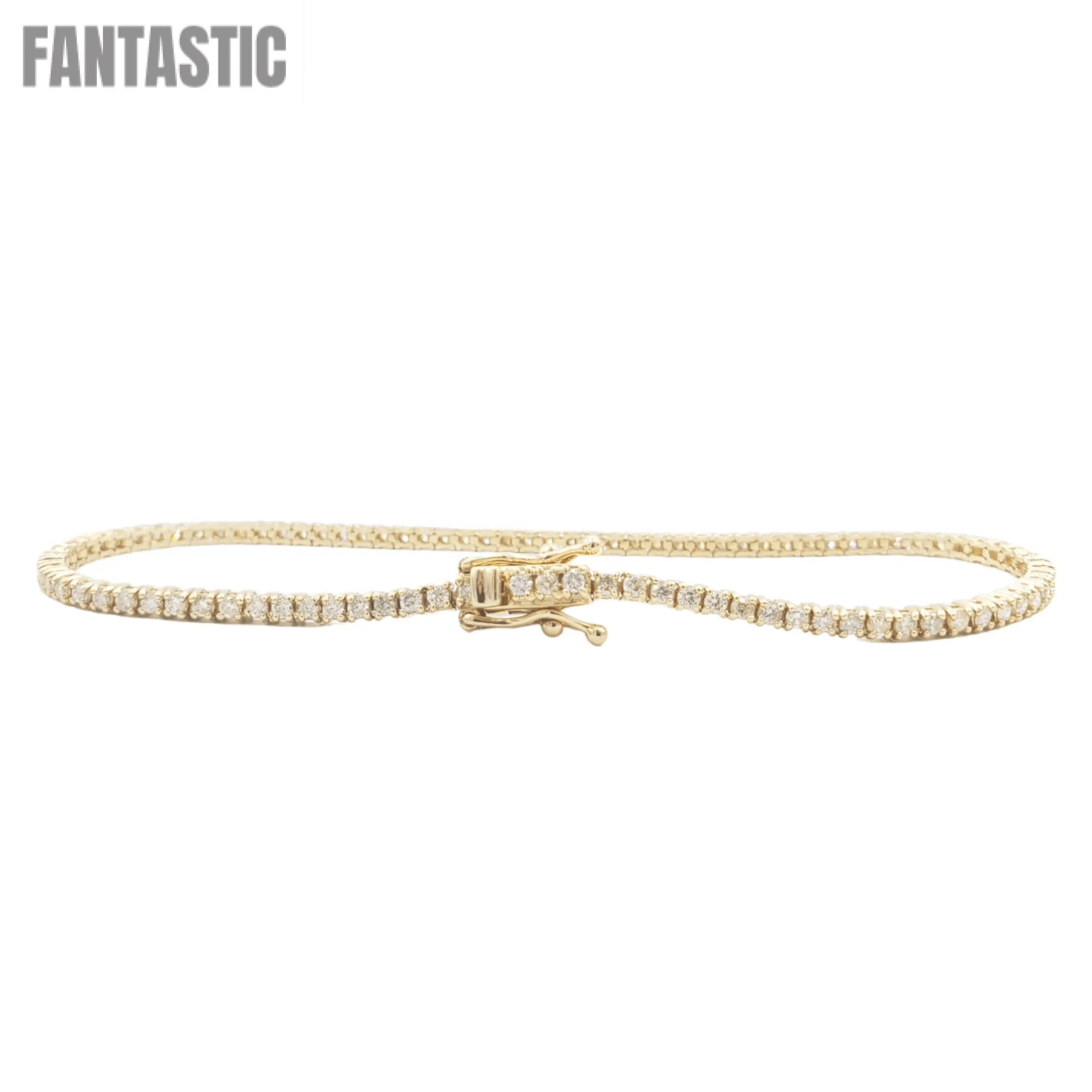14k 2mm Diamond Tennis Bracelet #25893 - Fantastic Jewelry NYC LLC