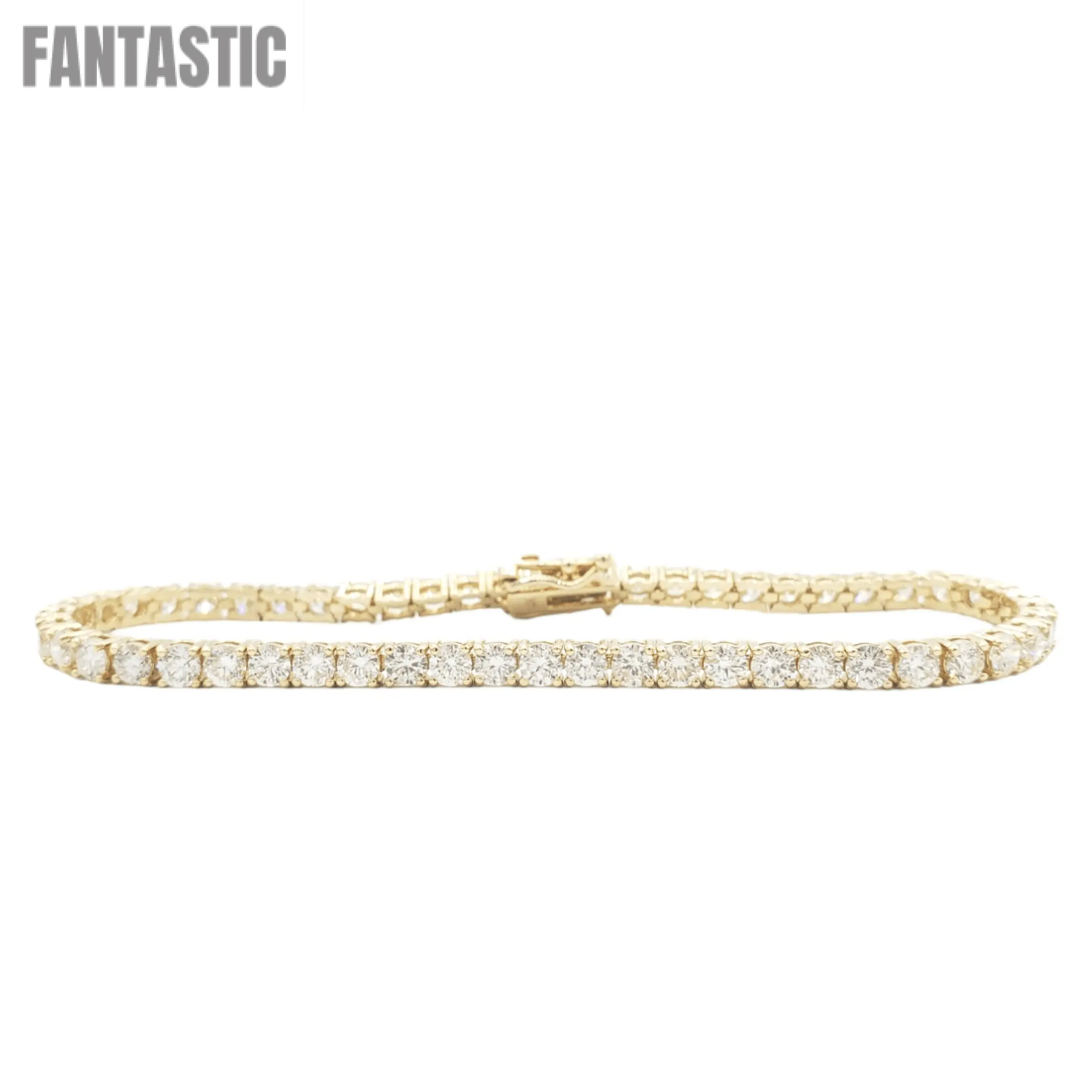 14k 3.2mm Diamond Tennis Bracelet #24593 - Fantastic Jewelry NYC LLC