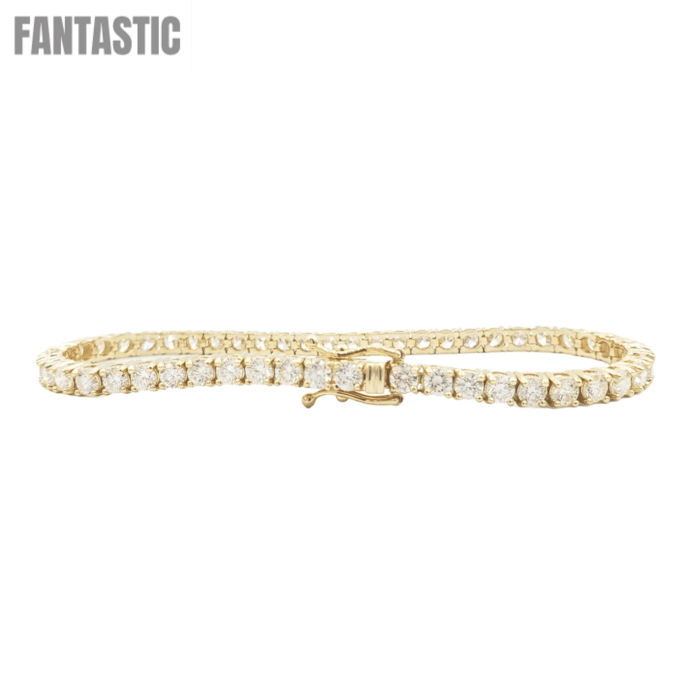 14k 3.4mm Diamond Tennis Bracelet #24592 - Fantastic Jewelry NYC LLC