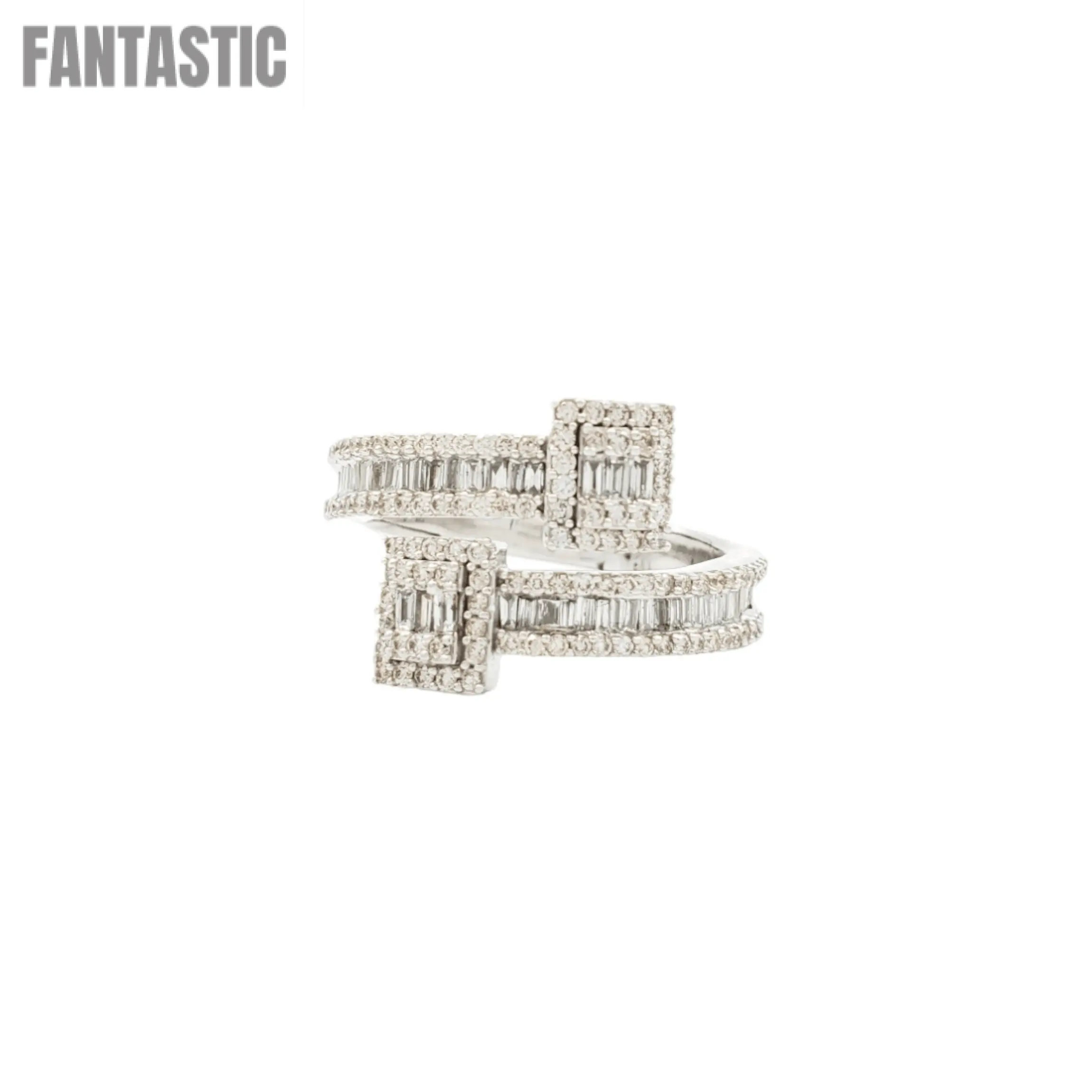14k Baguette Diamond Band With .99 Carats Of Diamonds #22061 - Fantastic Jewelry NYC LLC